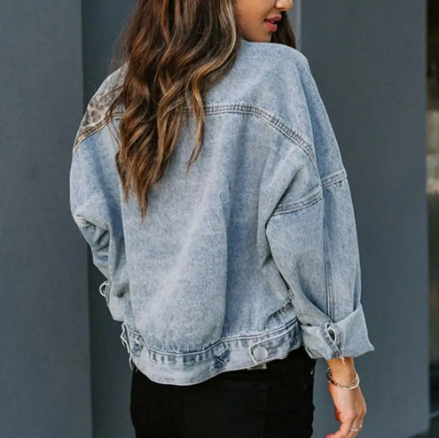 Women's Long Sleeve Denim Jacket